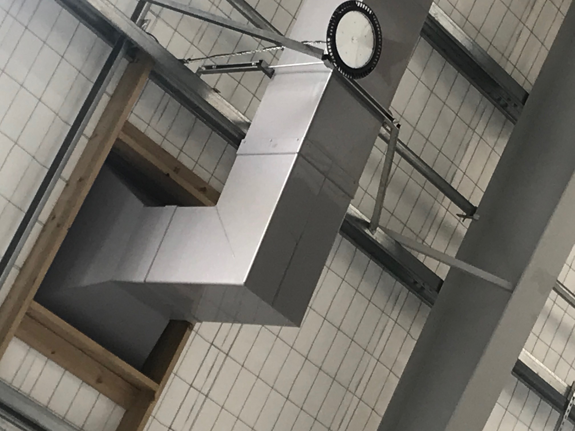 Fume cupboard installation project 3
