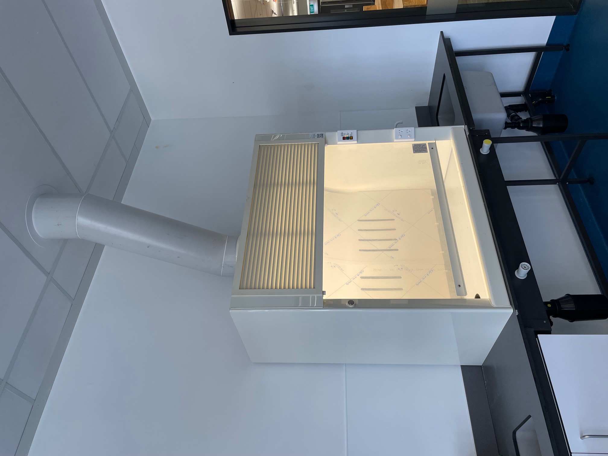 Fume cupboard installation project 5