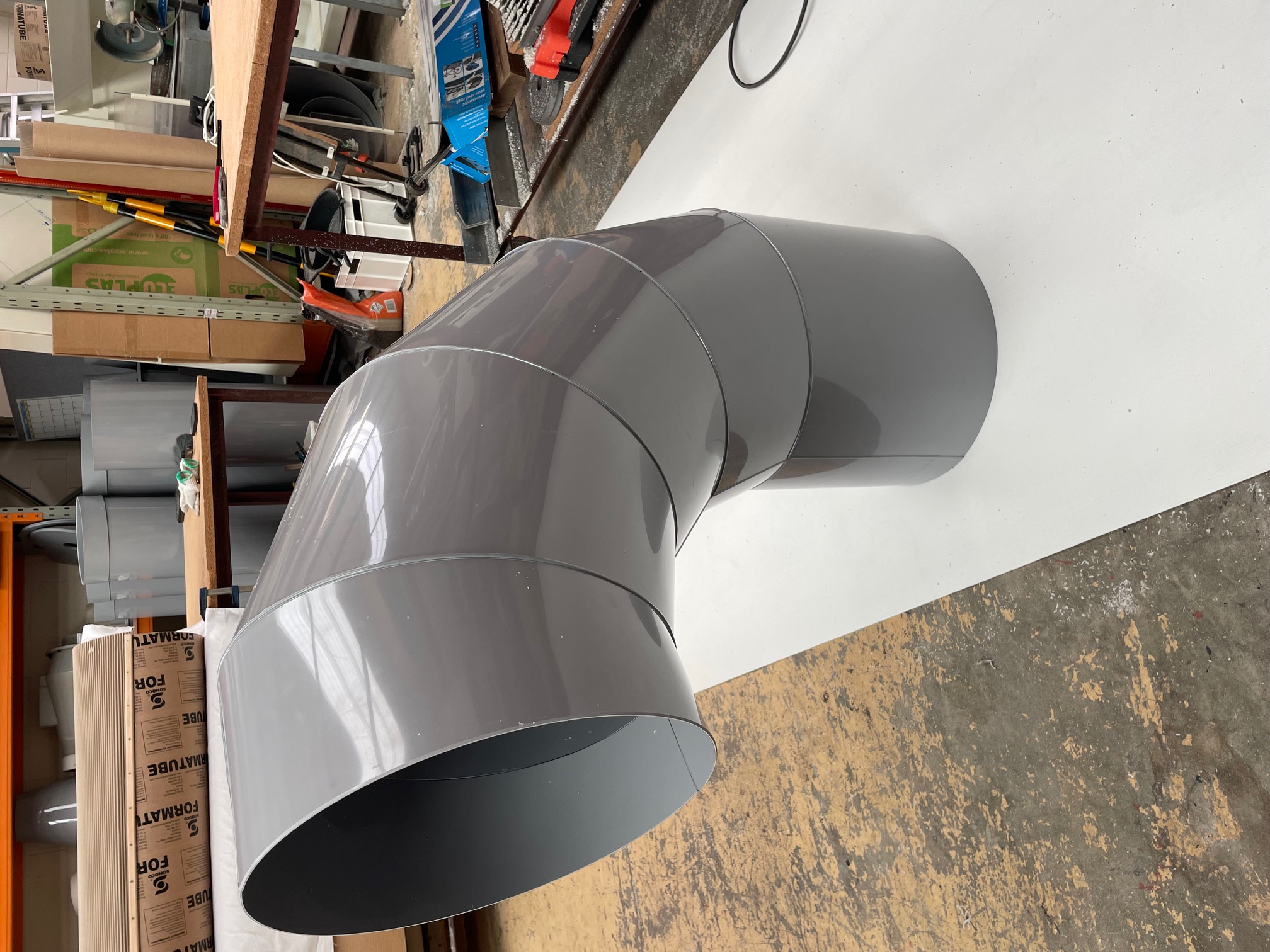 Fume cupboard installation project 8